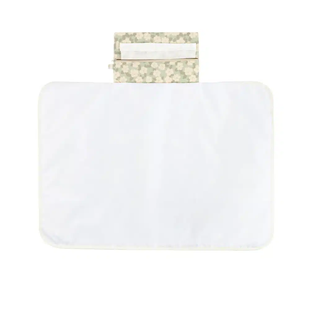 Matelas à langer imperméable Mozart Green Sakura Nobodinoz – Image 2