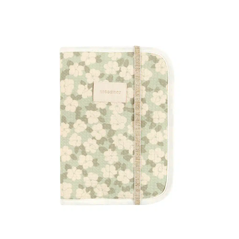 Protège carnet de santé Poema Green Sakura Nobodinoz
