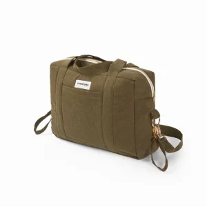 Rivedroite Paris – Sac à langer Darcy en coton recyclé – Vert kaki