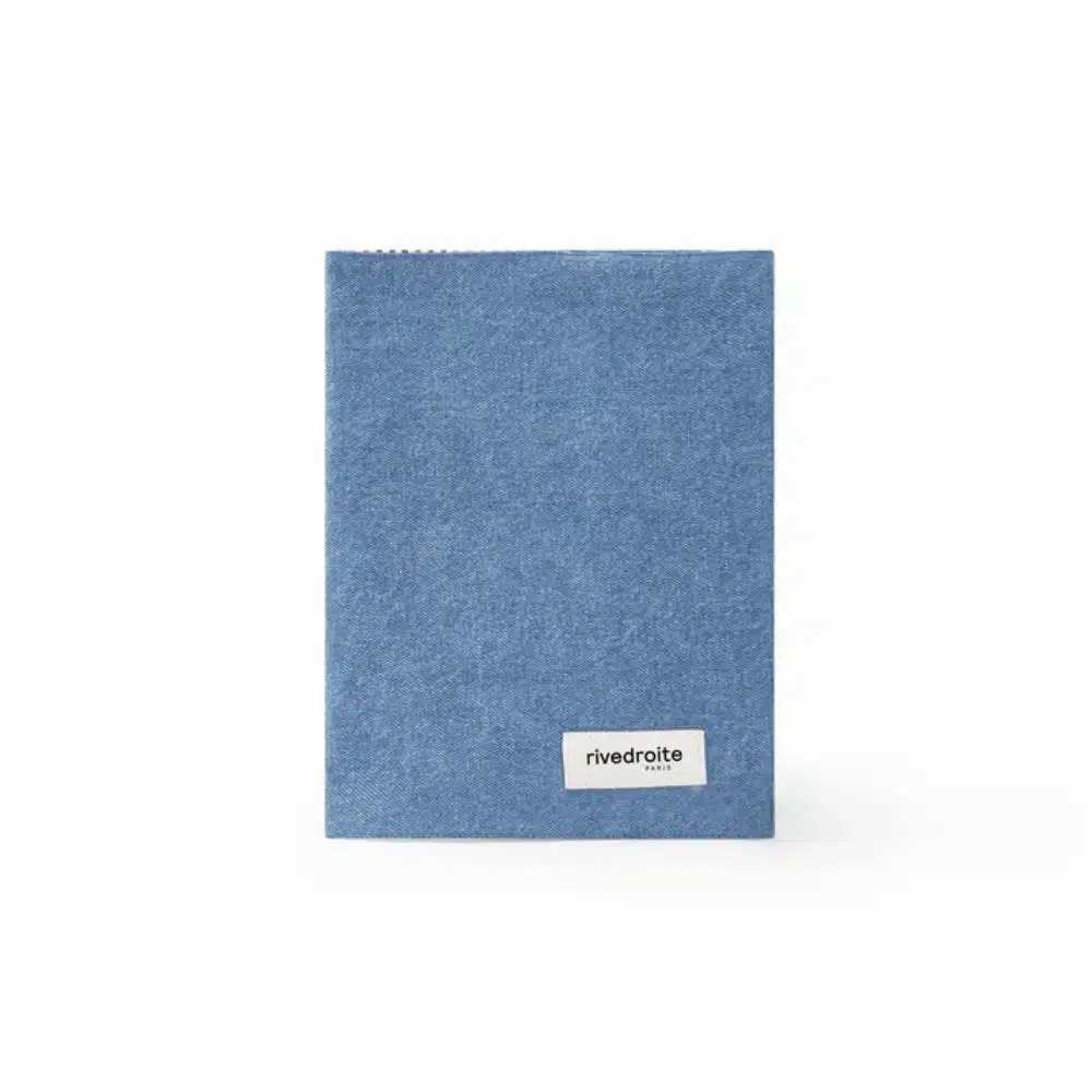 Protège carnet de santé Gabin Denim clair Rivedroite Paris