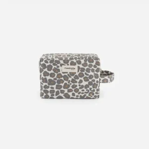 Trousse de toilette Tournelle XL Léopard gris Rivedroite Paris