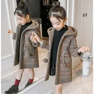 Manteau A Capuche Pour Fille