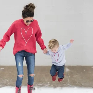 Joli Pull Mère & Enfant