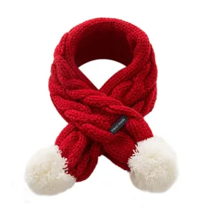 Écharpe Enfant Avec Pompons