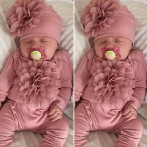 Barboteuse Florale Pour Bébé