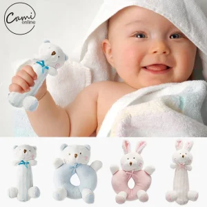 Hochet Ours-Lapin pour bébé