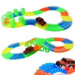 Magique Circuit Flexible & Voiture Led