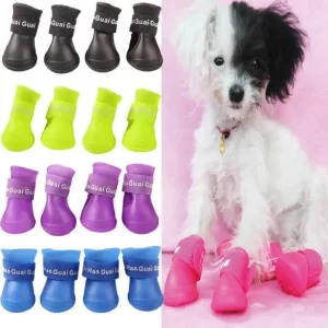 Chaussures Imperméables Pour Chien (4pcs)