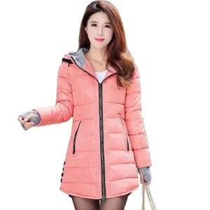 Parka à capuchon matelassé