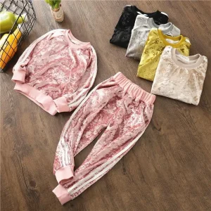 Ensemble de pyjama en velours