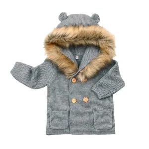 Cardigan à Capuche Détachable