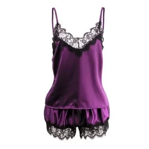 Sexy Pyjama Dentelle & Satin