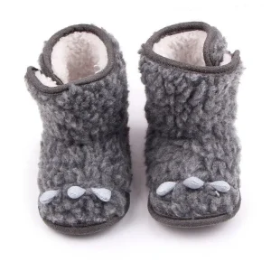 Chaussons en fourrure pour bébé