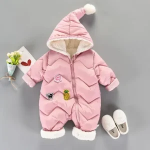 Jolie Combinaison A Capuche Pour Bébé