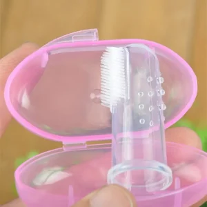 Doigt de massage dentaire pour bébé