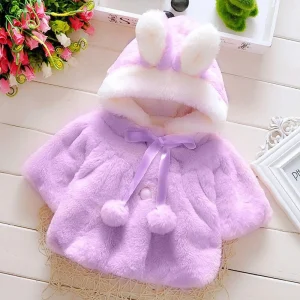 Manteau Lapin A Capuchon Pour Bébé