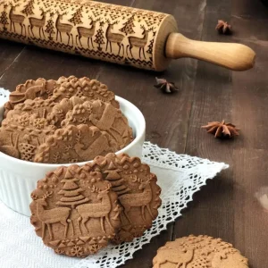 Rouleau à pâtisserie de Noël