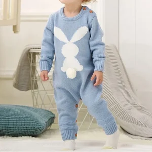 Barboteuse Lapin En tricot
