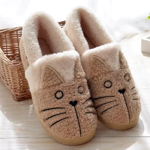 Pantoufles en peluche pour enfants et adultes