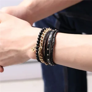 Bracelet Multi-couche Perlé