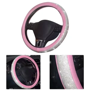 Couvre volant avec strass et paillettes
