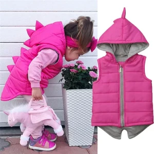 Gilet Doudoune Dinosaure