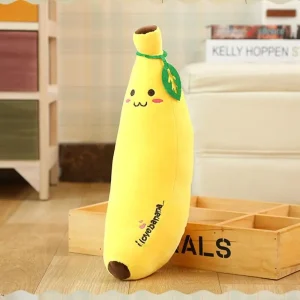 Coussin Banane En Peluche