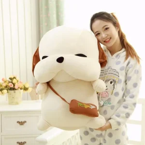 Adorable Peluche Chien Avec Besace