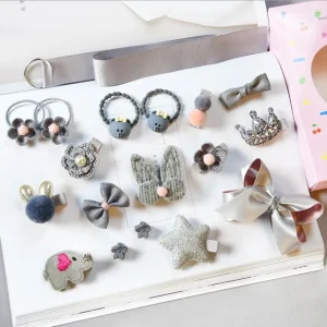 Accessoires Coiffure Pour Enfant (18 pcs)
