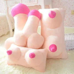 Doudou Nichon & Zizi : Coussin en Pénis et Seins
