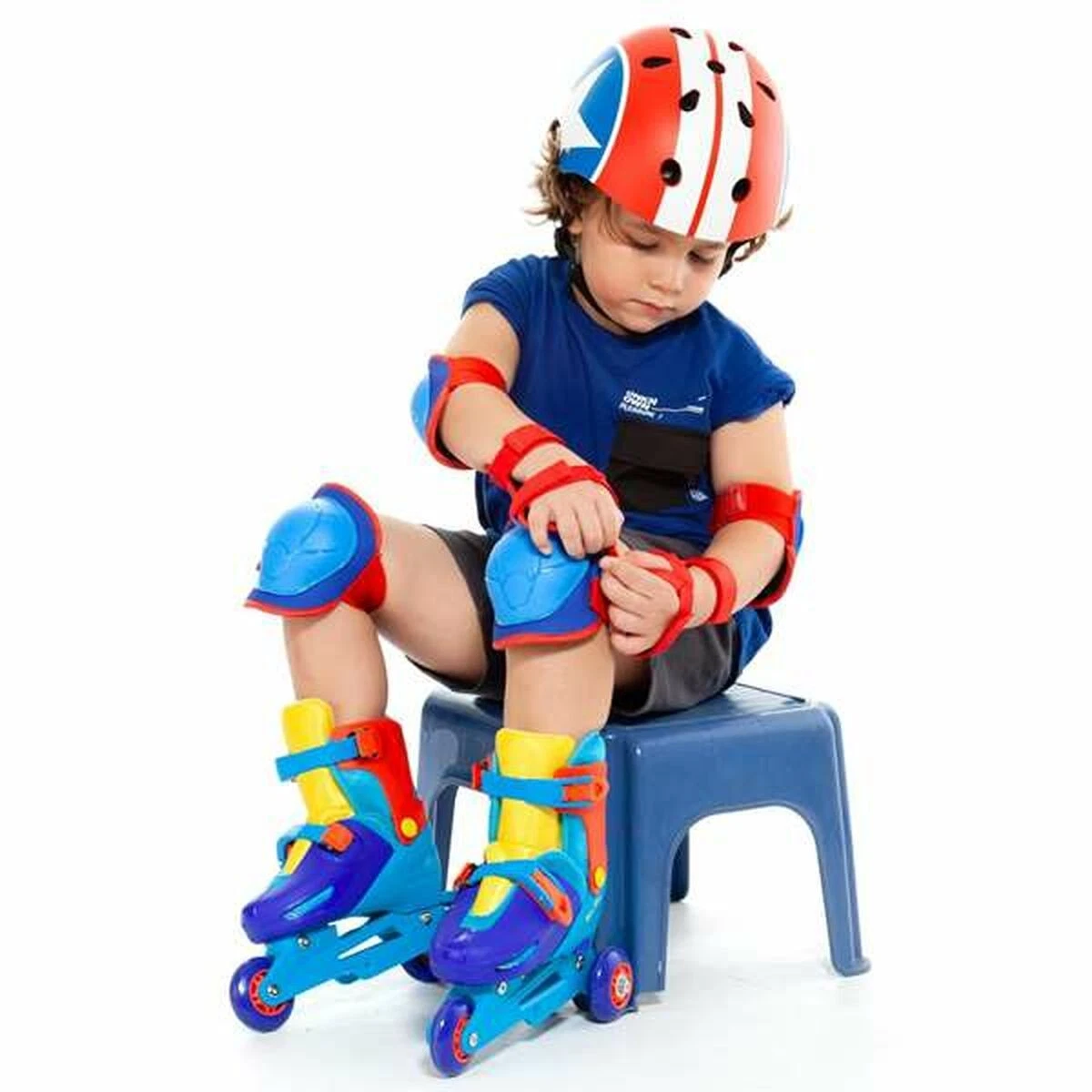 Protections Articulaires Enfant Moltó Bleu – Set de 6 Pièces Taille M – Image 6