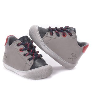 Tino gris et rouge