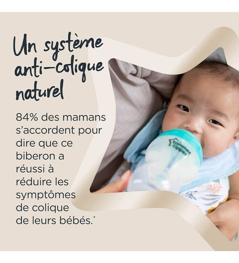 Lot de 2 Biberons Anticholique Avancé 260 ml – Tommee Tippee – Image 4