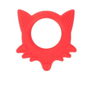 Dr. Brown’s Anneau de dentition Flexees Friends Renard 3M+ – Rouge