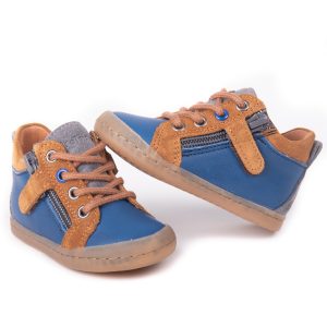 Zipino bleu et camel